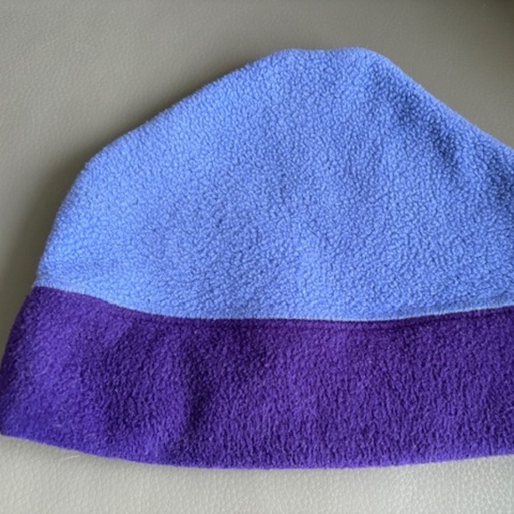 PATAGONIA fleece beanie hat toque sz L unisex adults purple lavender - Picture 2 of 10